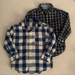 Carter’s Button-Down Shirt Bundle, 2T